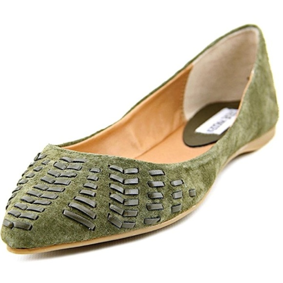 Steve Madden Shoes - NIB Steve Madden Imaura Olive Suede Shoes Sz.9